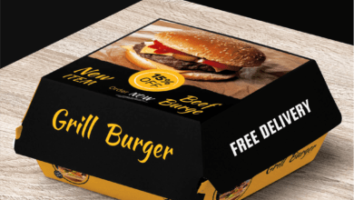 custom burger packaging