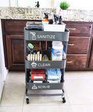 home cleaning cart