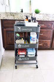 home cleaning cart