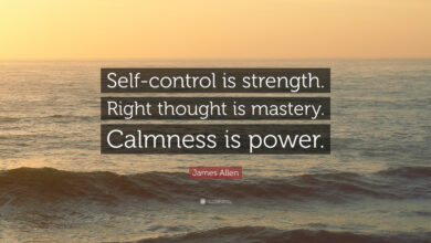 With Calmness And Self Control