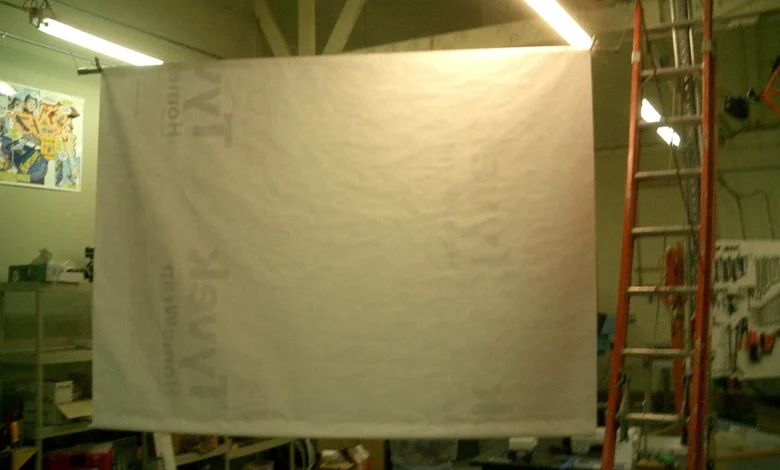 How To Hang A Fabric Projector Screen