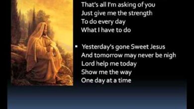 lyrics to one day at a time