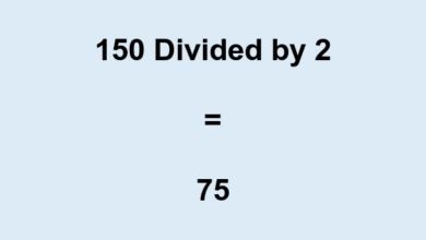 Everything about 150 divided by 2