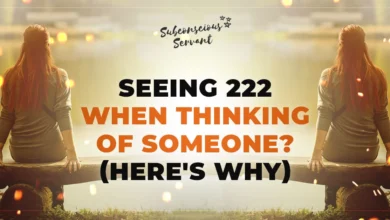 seeing 222 when thinking of someone