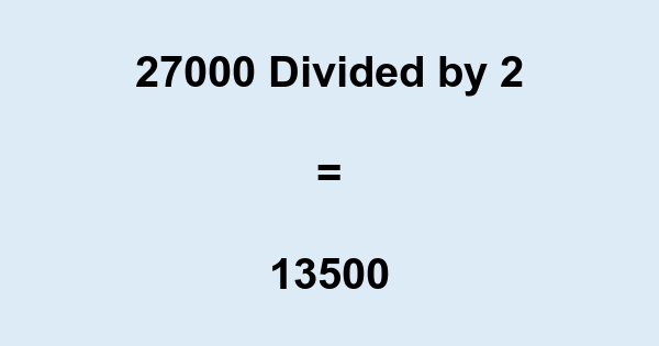 27 divided by 2