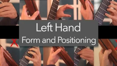 guitar left hand