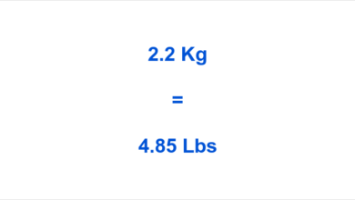 2.2 kg in lbs