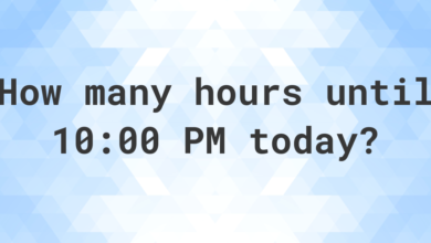 how many hours until 10 pm today