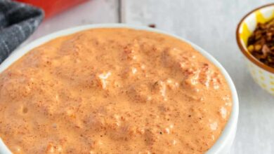 smoky red pepper crema